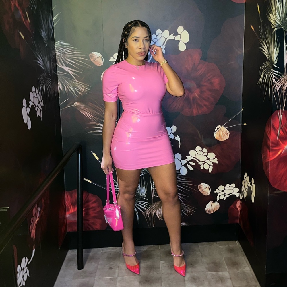 Naked Wardrobe Latex Two Piece